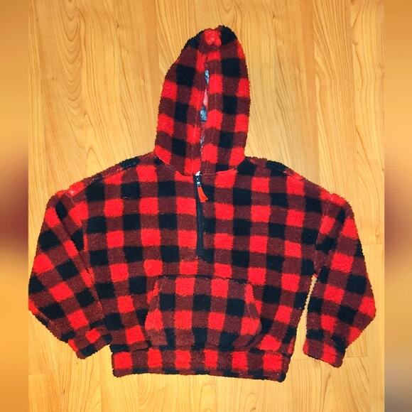 No Boundaries Sweaters - No Boundaries Plaid Pullover Sweater Small 3-5